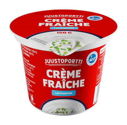 Juustoportti creme fraiche 150g laktoositon