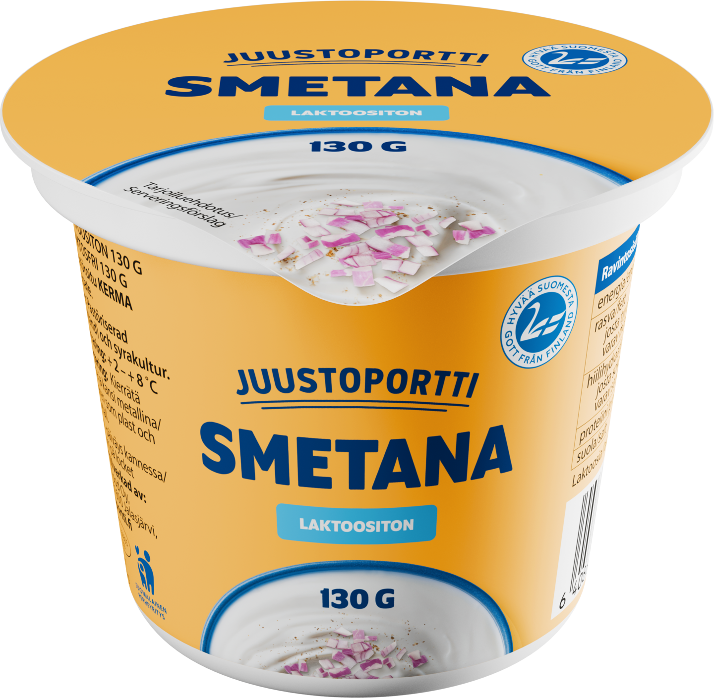 Juustoportti smetana 130g laktoositon