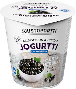 Juustoportti AB-jogurtti 150g mustaherukka laktoositon