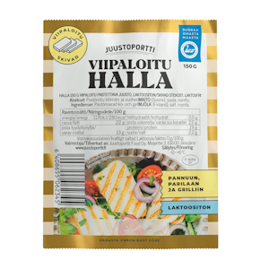 Juustoportti Halla 150g viipaloitu paistettava juusto laktoositon