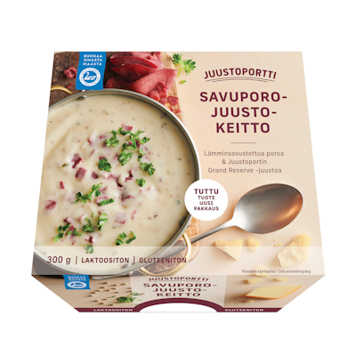 Juustoportti savuporo-juustokeitto 300g laktoositon ja gluteeniton