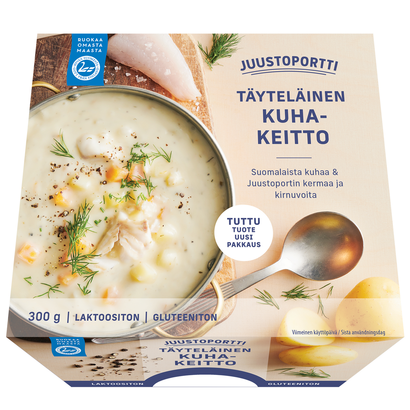 Juustoportti täyteläinen kuhakeitto 300g