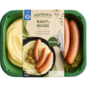 Juustoportti nakit ja muusi 320g