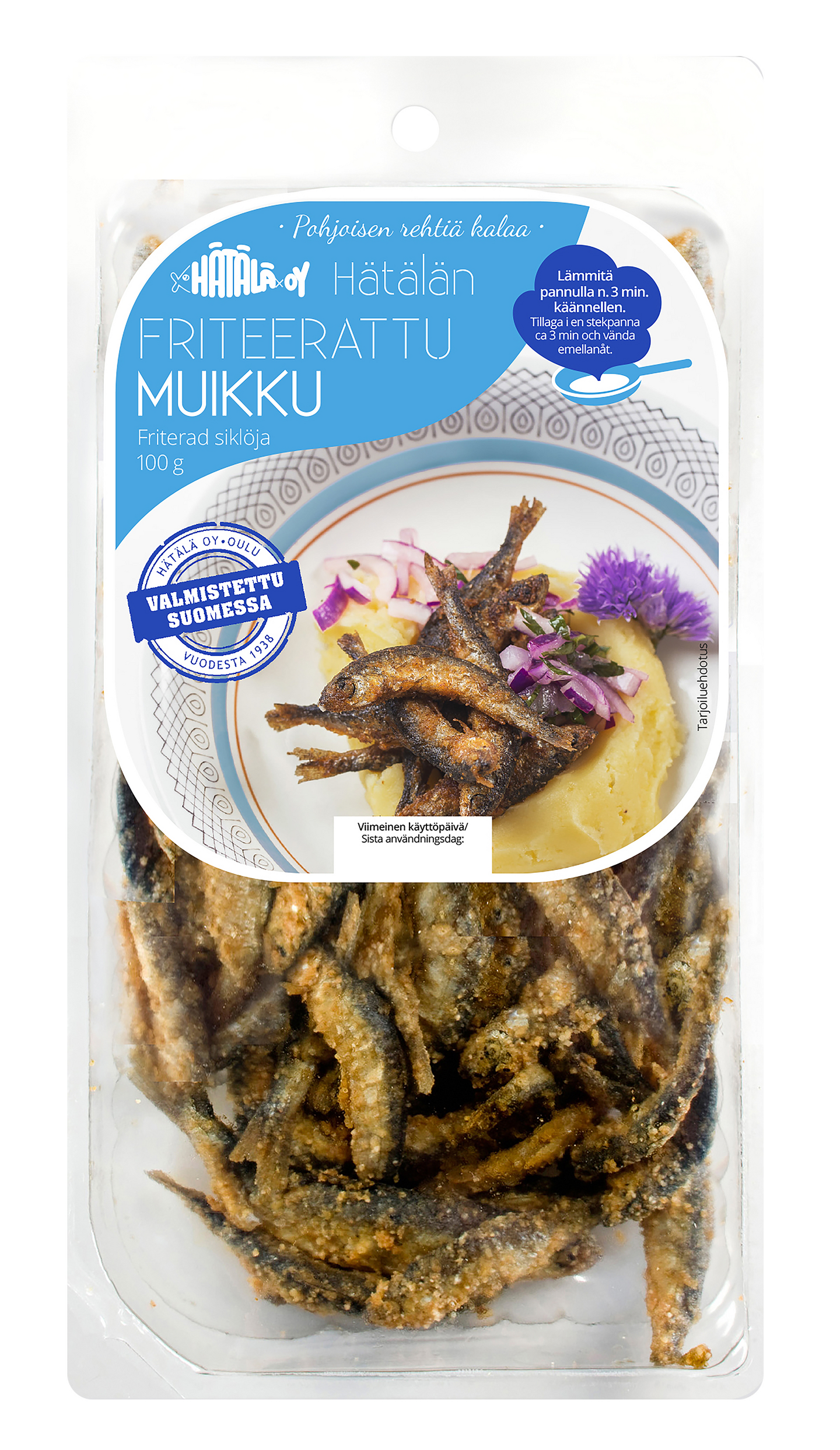 Hätälä Friteerattu muikku 100g | K-Ruoka Verkkokauppa