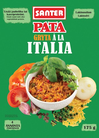 Santer Pata Gryta a la Italia Spagetti-kasvis-mausteseos 175g