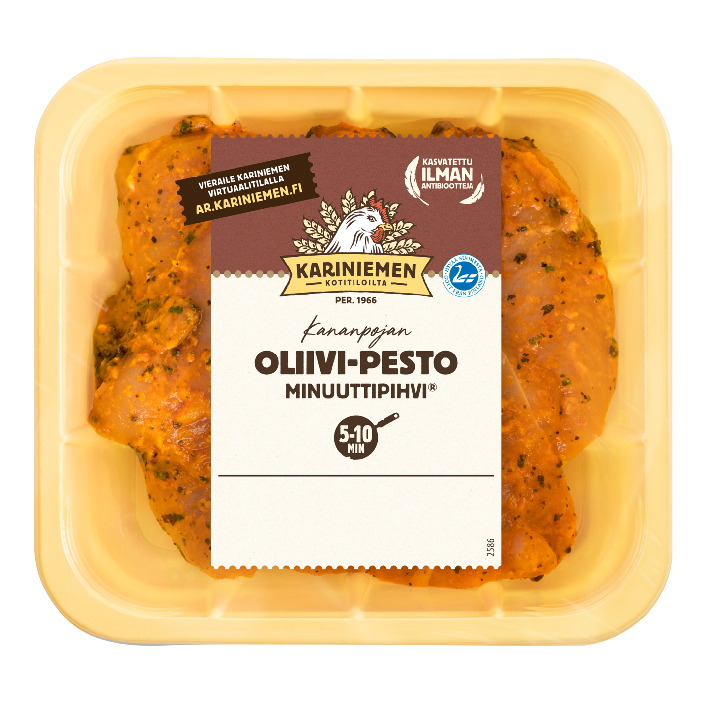 Kariniemen Kananpojan Minuuttipihvi oliivi-pesto 350 g | K-Ruoka  Verkkokauppa