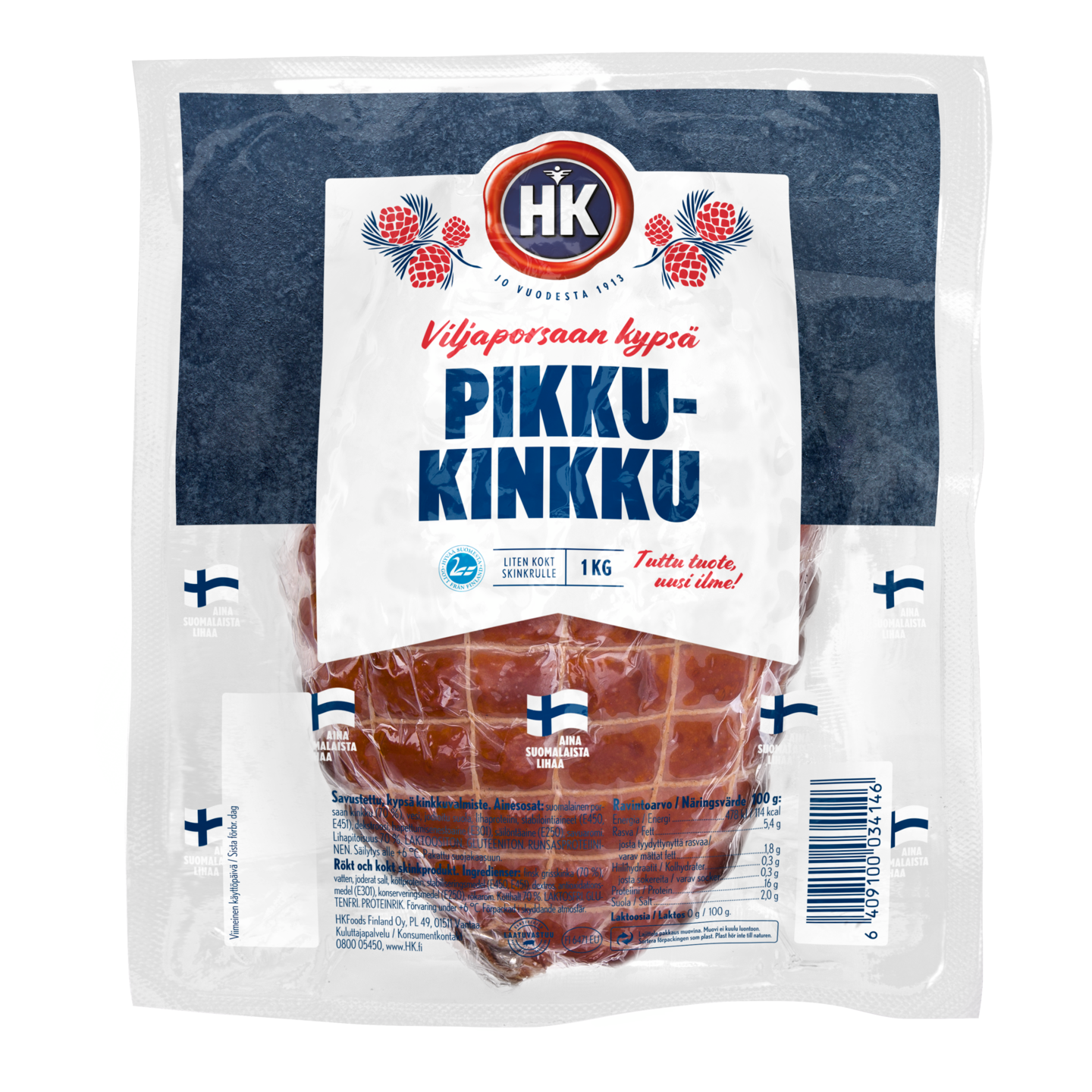 HK Viljapossun kypsä pikkukinkku 1kg | K-Ruoka Verkkokauppa