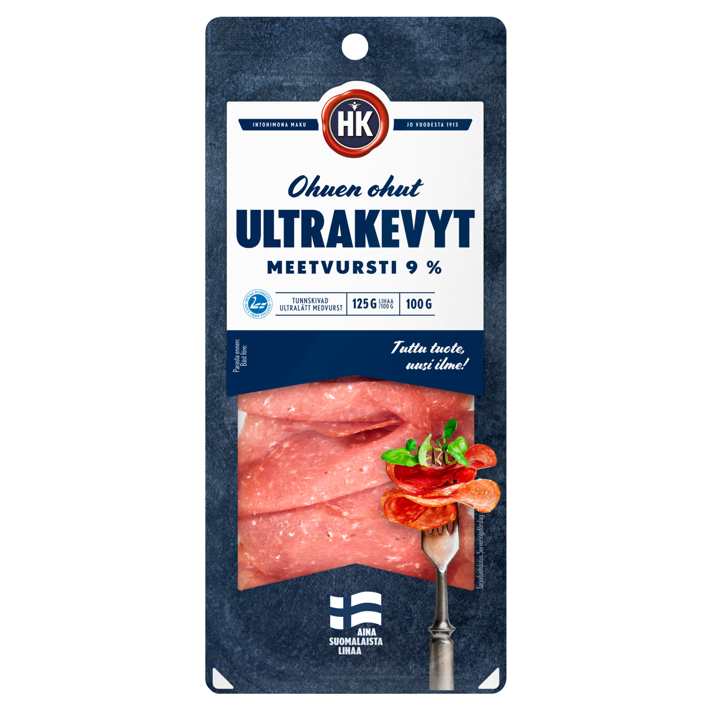 HK Ohuen ohut  Ultrakevyt Meetvursti 100g