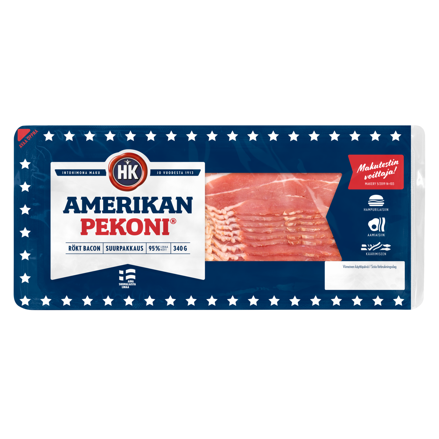 HK Amerikan pekoni 340g