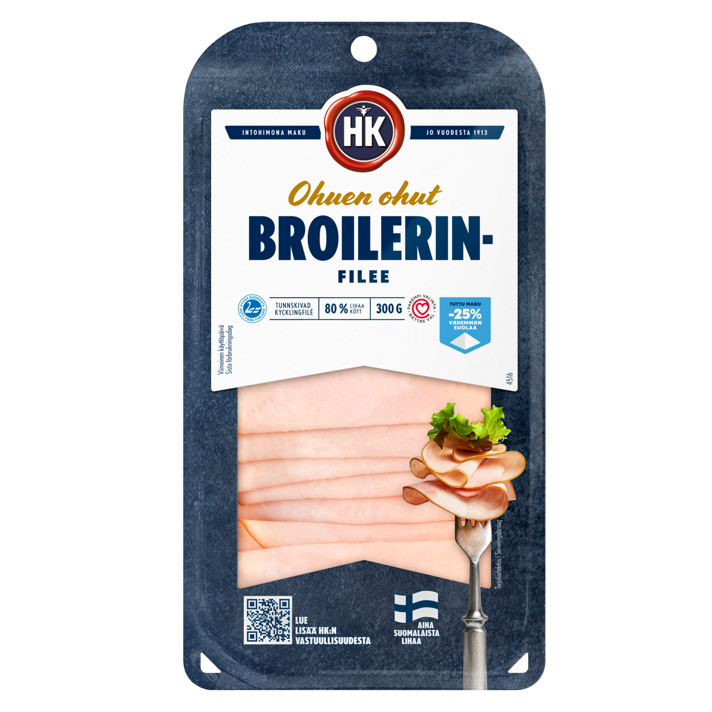 HK ohuen ohut broilerin fileeleike 300g