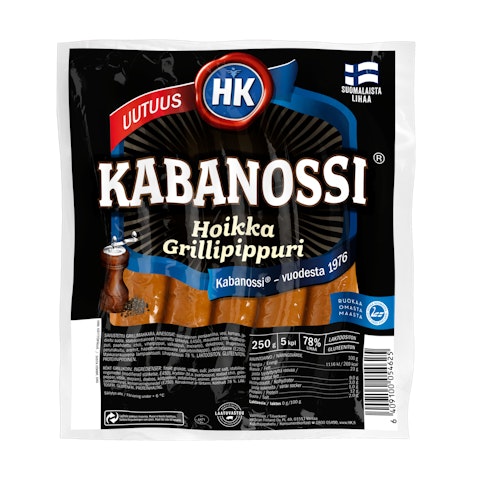 HK Kabanossi Hoikka grillipippuri 250g