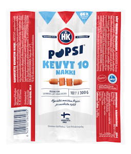 HK Popsi Kevyt 10 nakki 300g