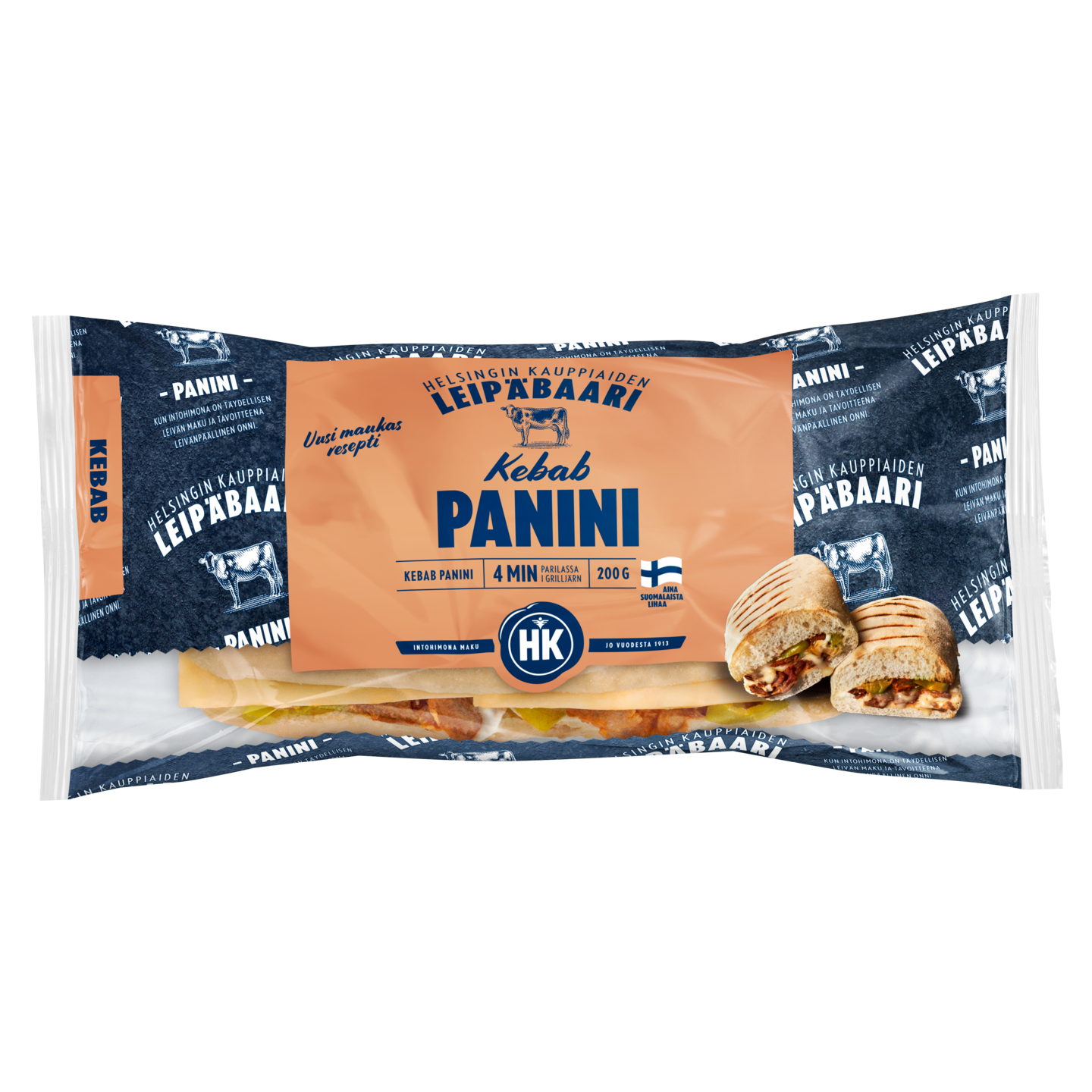 HK Helsingin kauppiaiden leipäbaari kebab panini 200g