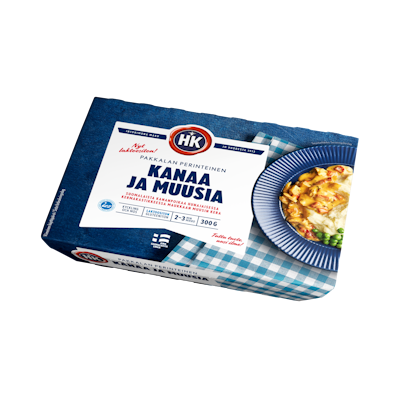HK kanaa ja muusia kermakastikkeessa 300g