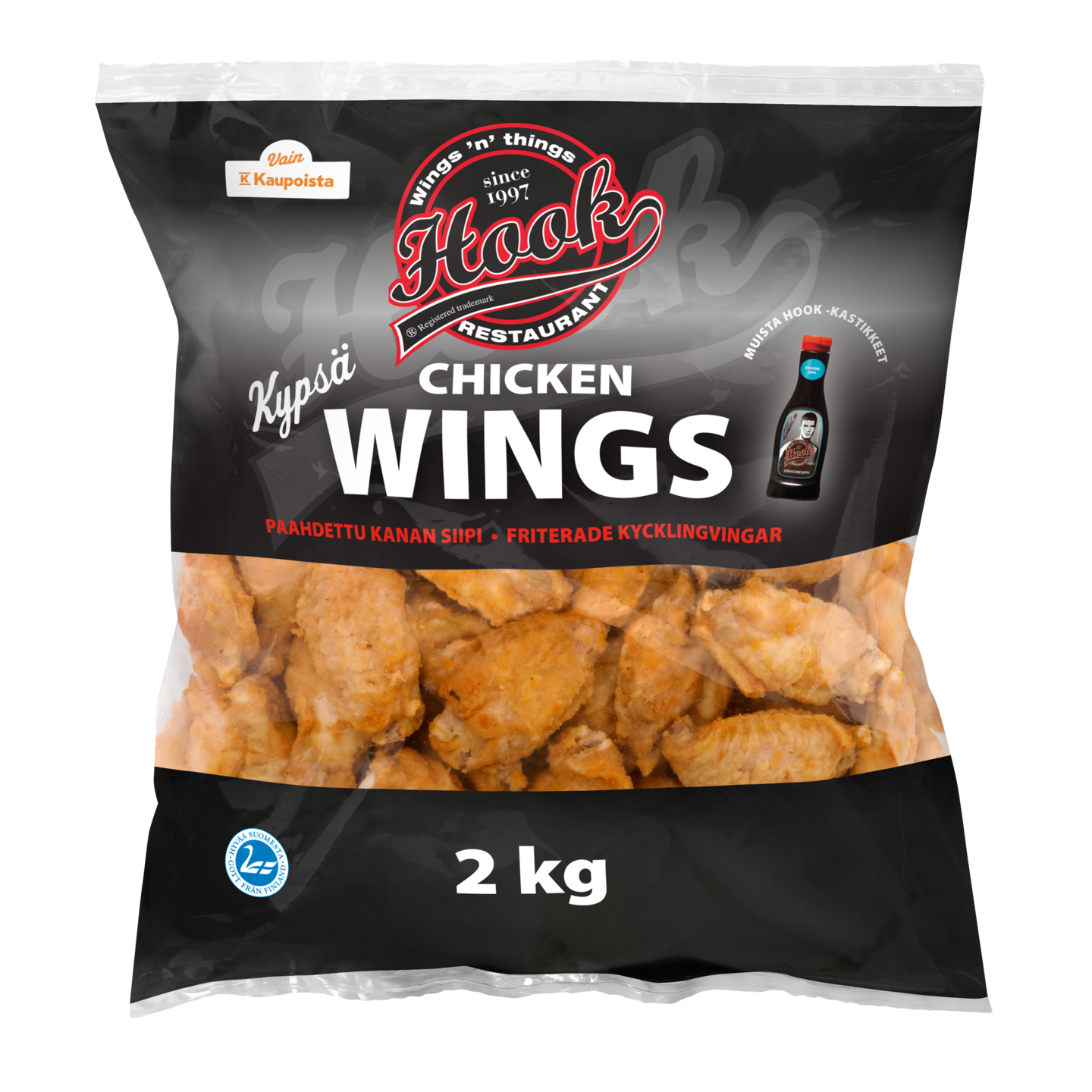 Hook Kypsä Chicken wings 2 kg KRuoka