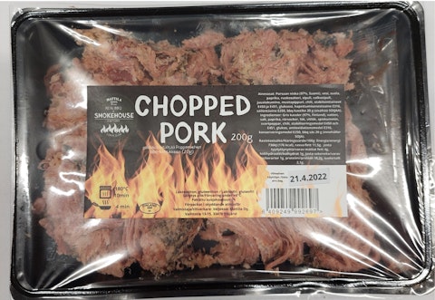 Mattila Bros. Smokehouse Chopped pork 200g