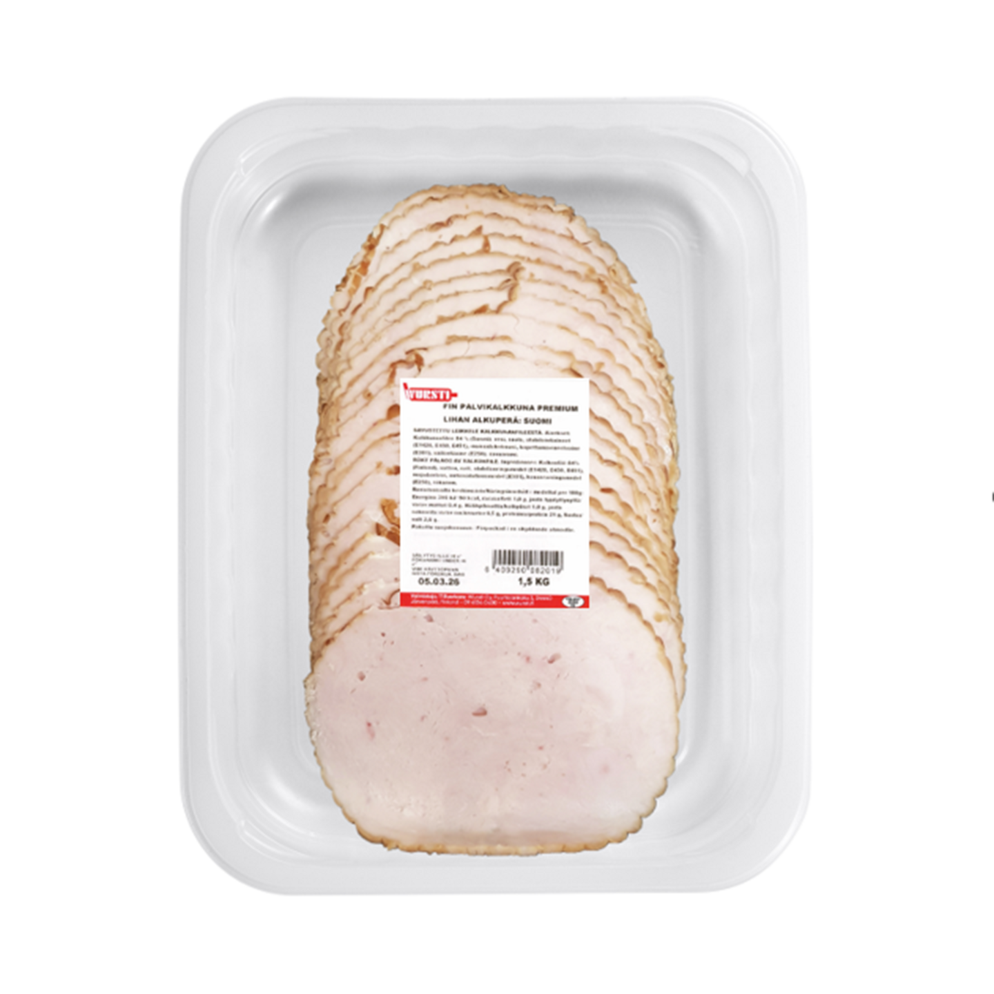 Wursti Palvikalkkuna premium 1,5kg
