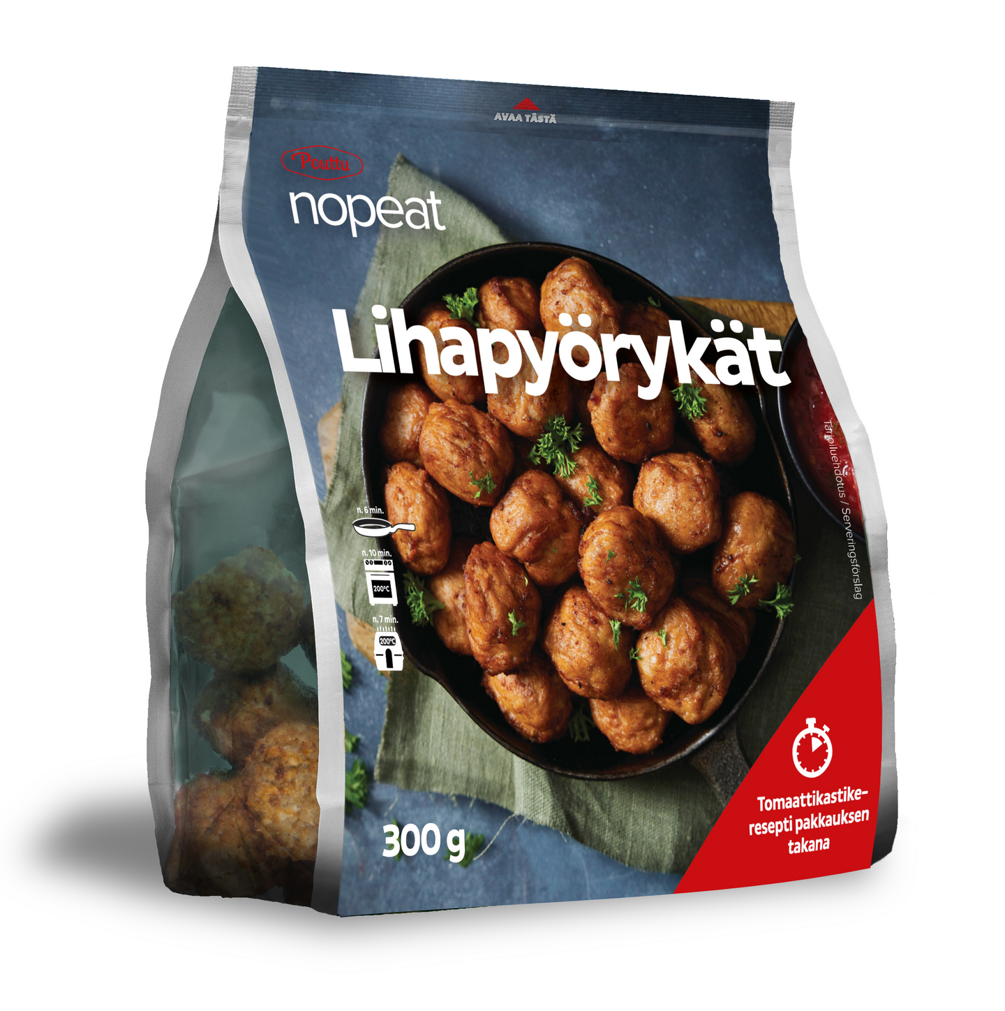 Pouttu Nopeat lihapyörykät 300 g | K-Ruoka Verkkokauppa