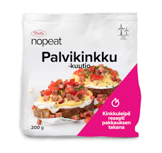 Pouttu Nopeat palvikinkkukuutio 200g