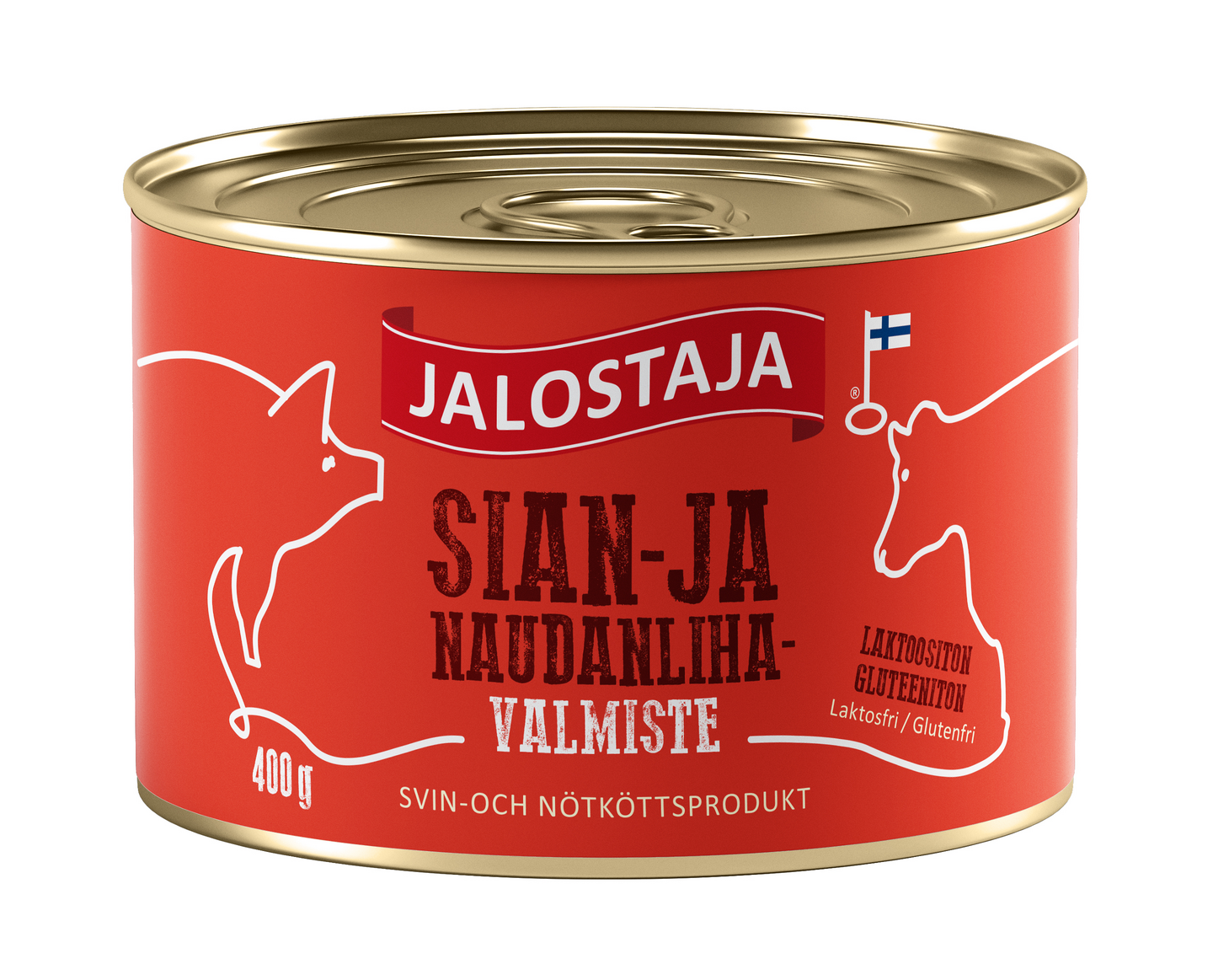 Jalostaja Sian- ja naudanlihavalmiste 400g PUOLILAVA