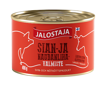 Jalostaja Sian- ja naudanlihavalmiste 400g PUOLILAVA