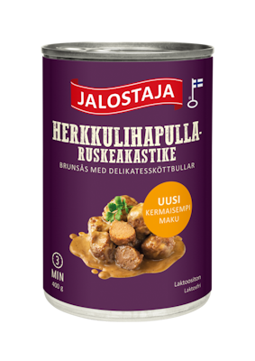 Jalostaja Herkkulihapullaruskeakastike 400g