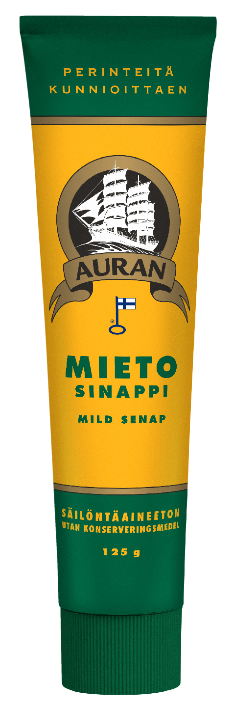 Auran sinappi mieto 125g