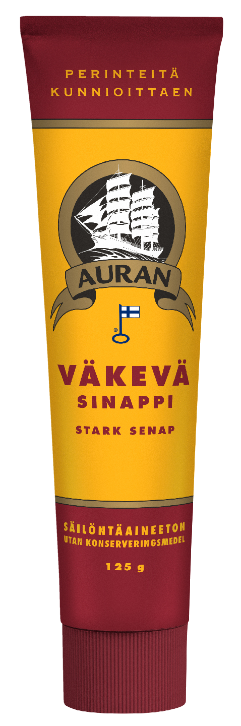 Auran sinappi väkevä 125g