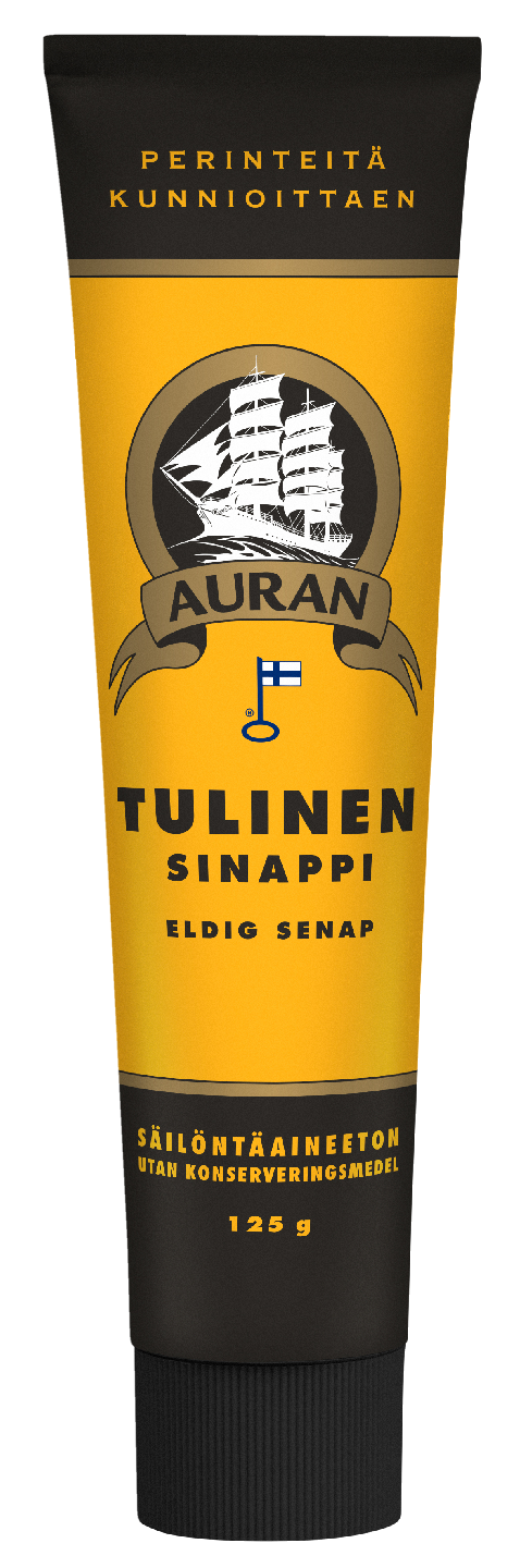 Auran sinappi tulinen 125g