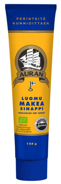 Auran Luomu Makea Sinappi 125g