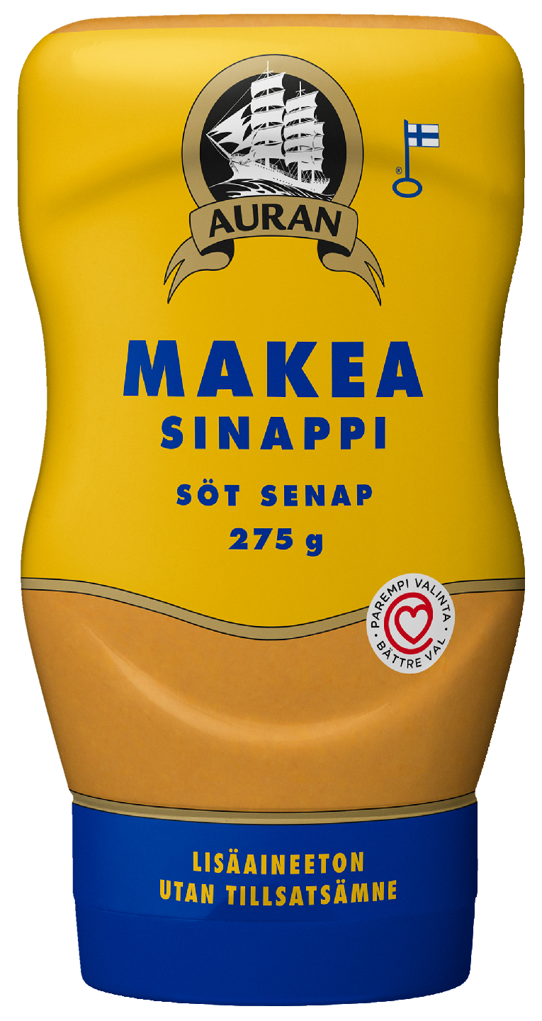 Auran sinappi 275g makea