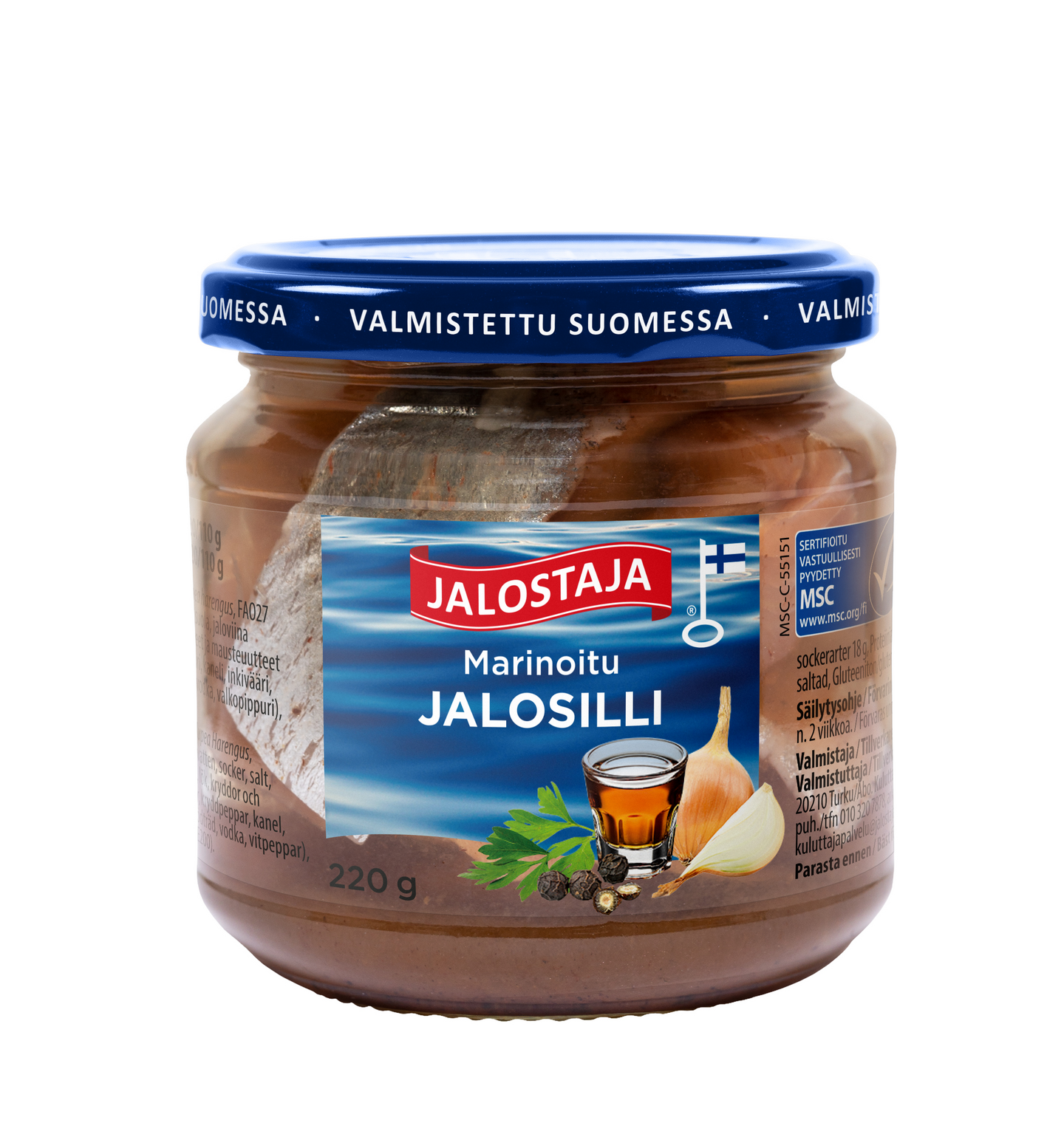 Jalostaja marinoitu jalosilli 220/110g MSC