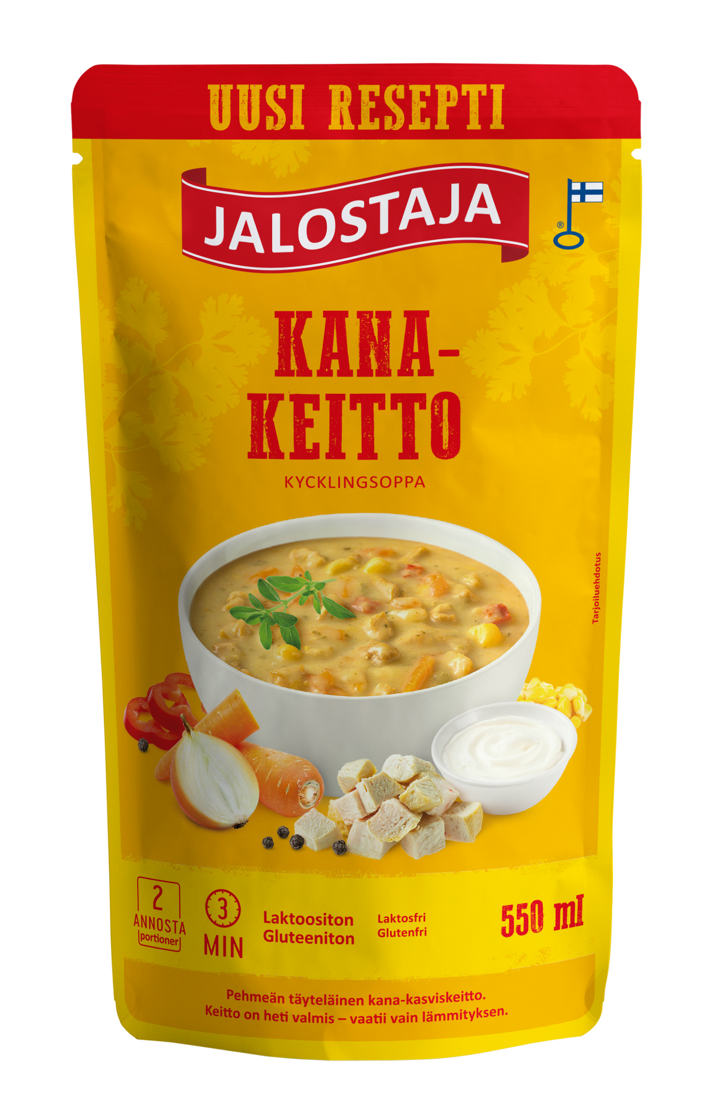 Jalostaja kanakeitto 550ml — HoReCa-tukku Kespro