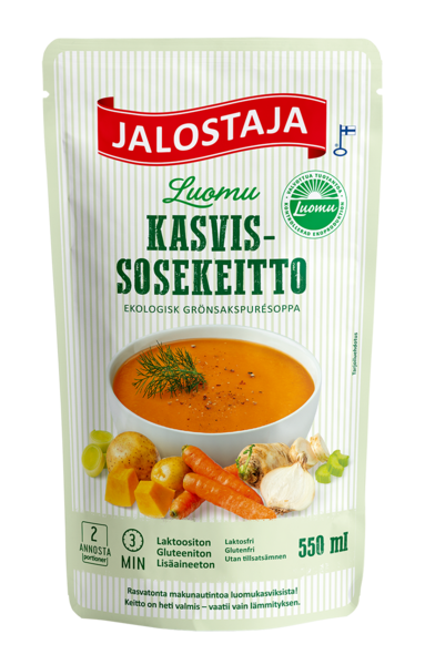 Jalostaja Luomu kasvissosekeitto 550ml