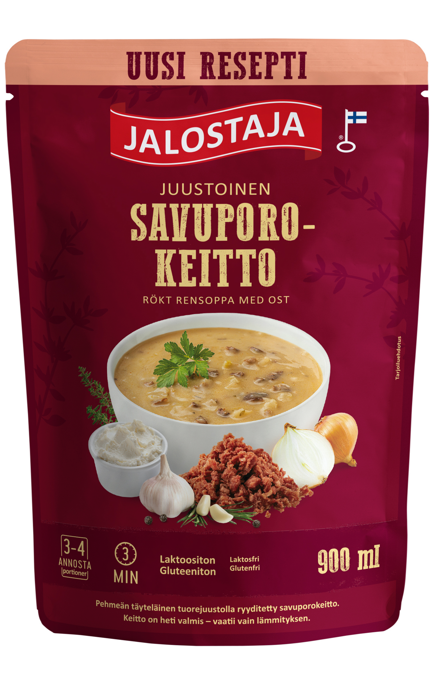 Jalostaja Juustoinen savuporokeitto 900ml