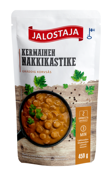 Jalostaja Kermainen nakkikastike 450g | K-Ruoka Verkkokauppa