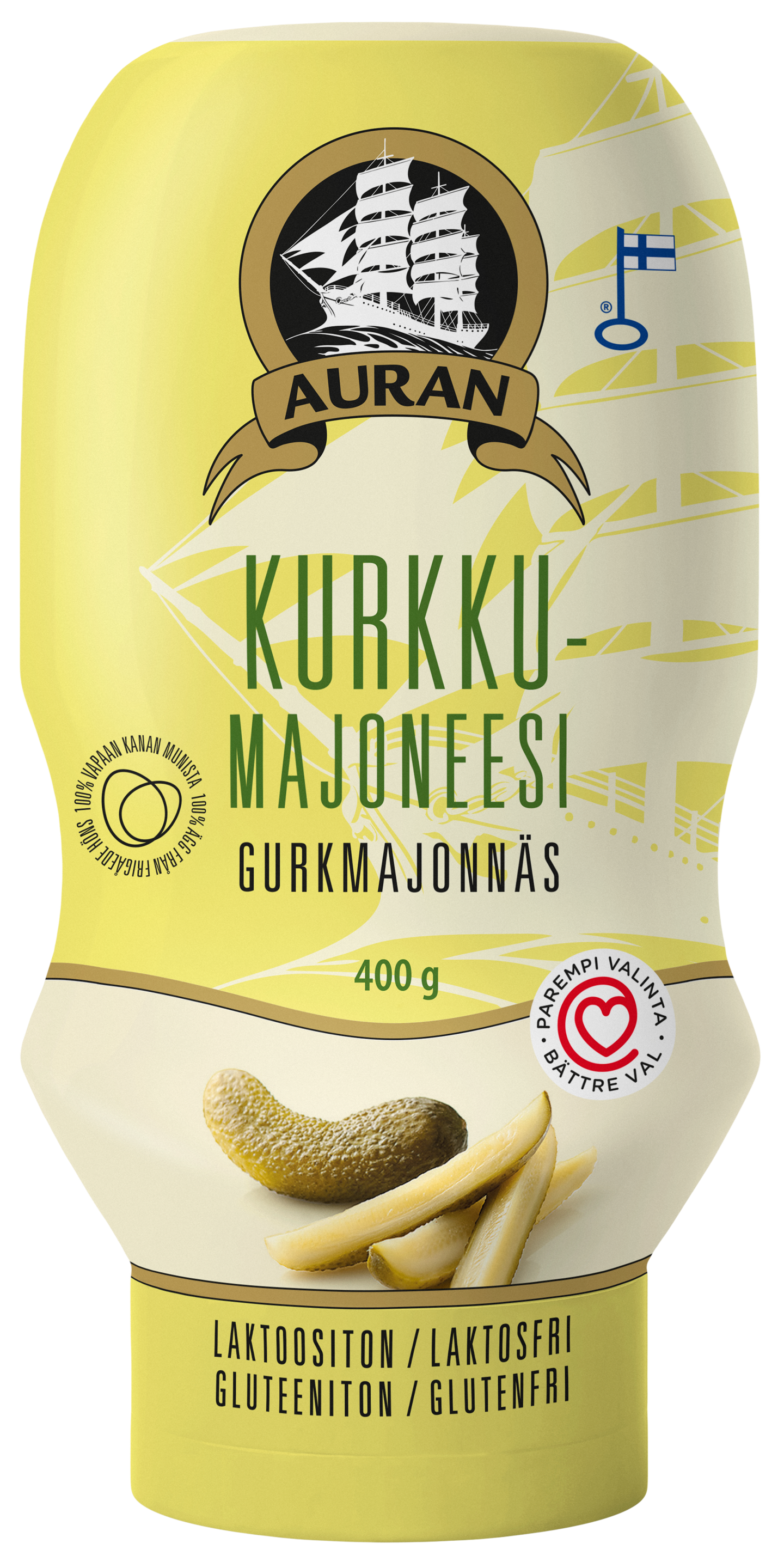 Auran kurkkumajoneesi 400g