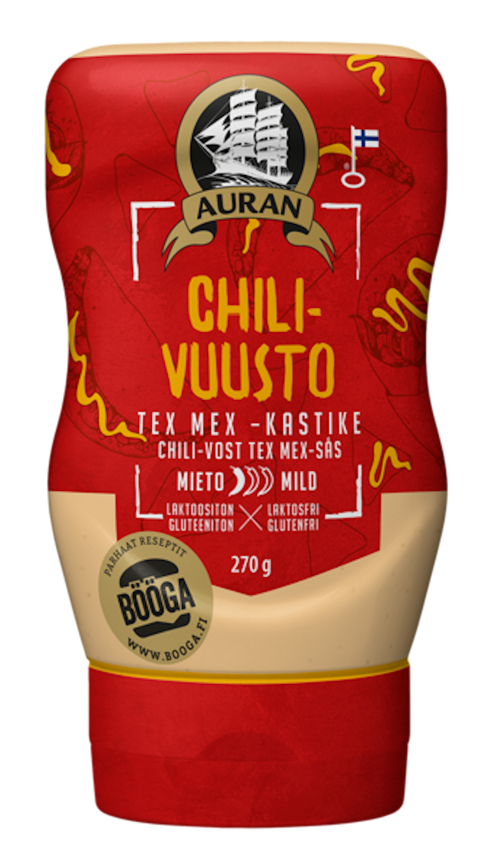 Auran TexMex-kastike 270g chili-vuusto — HoReCa-tukku Kespro