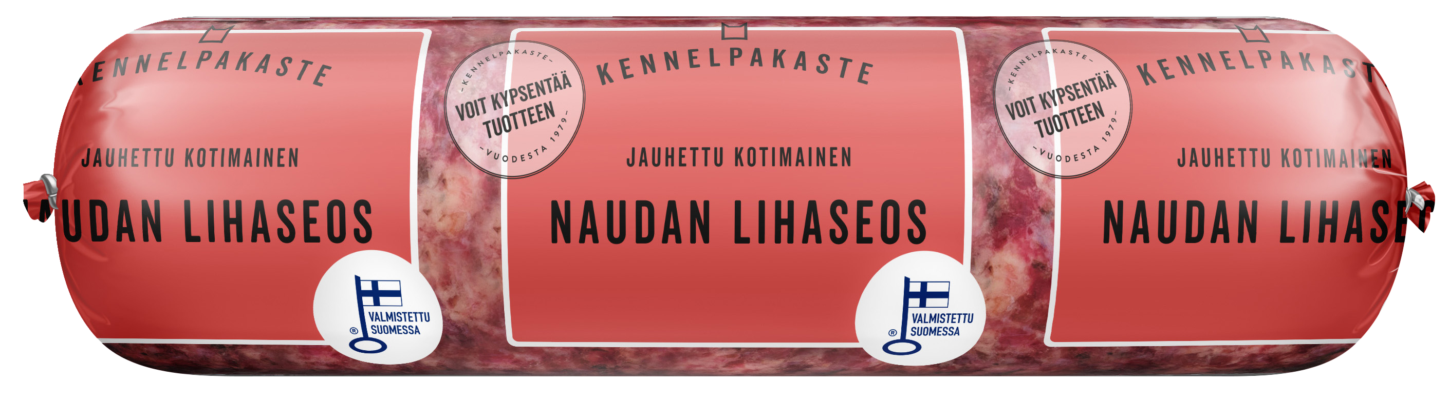 Kennelpakaste Jauhettu naudan lihaseos eläimille 800g pakaste