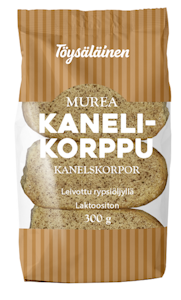 Töysäläinen laktoositon kanelikorppu sahattu 300g