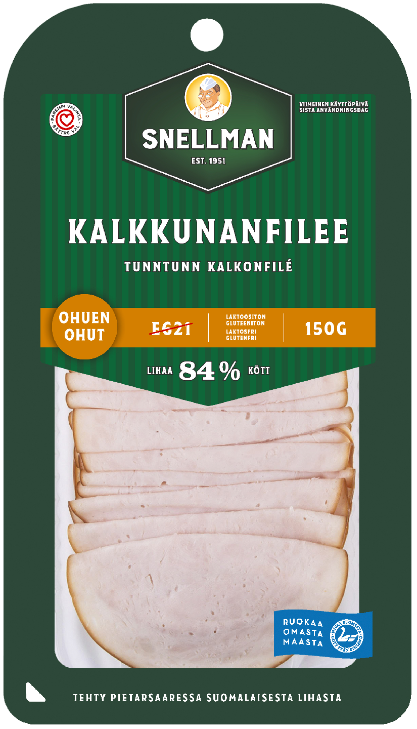 Snellman Kalkkunanfilee ohuen ohut 150 g