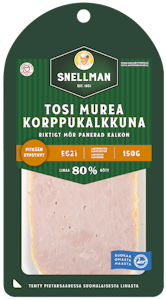 Snellman tosi murea korppukalkkuna 150g