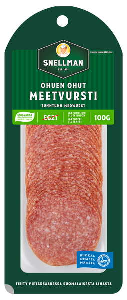 Snellman meetvursti 100g ohuen ohut