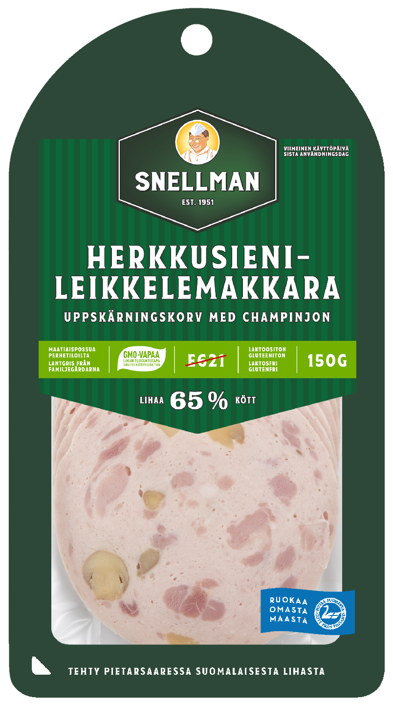 Snellman Herkkusienileikkelemakkara 150g