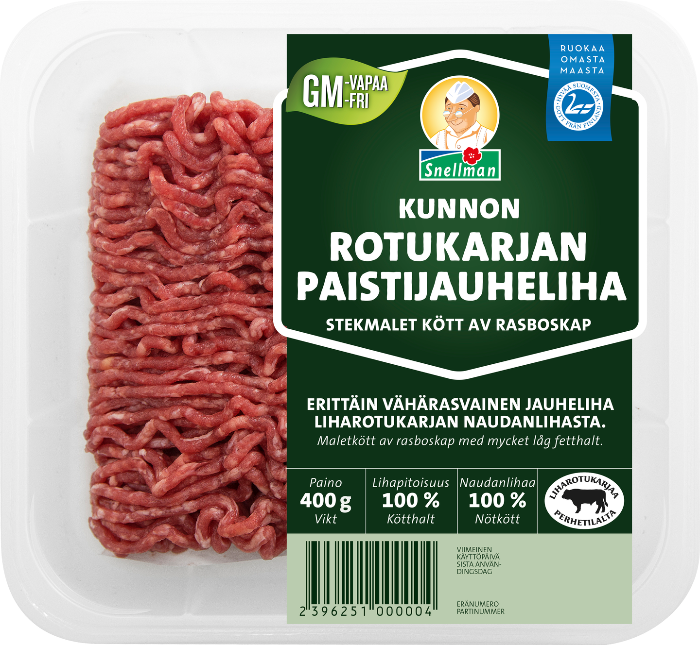 Snellman Kunnon rotukarjan paistijauheliha 400g | K-Ruoka Verkkokauppa