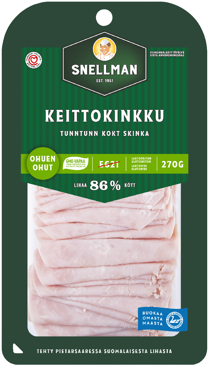 Snellman Ohuen ohut keittokinkku 270g