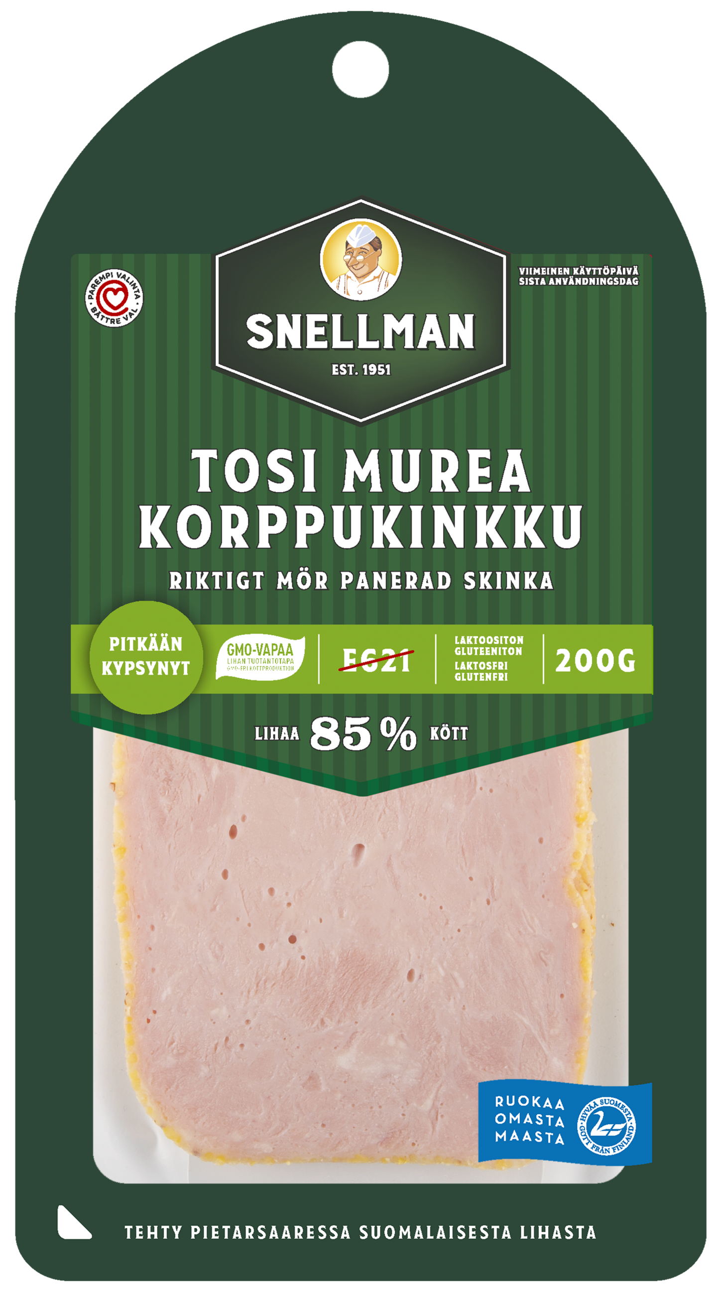 Snellman tosi murea korppukinkku 200 g