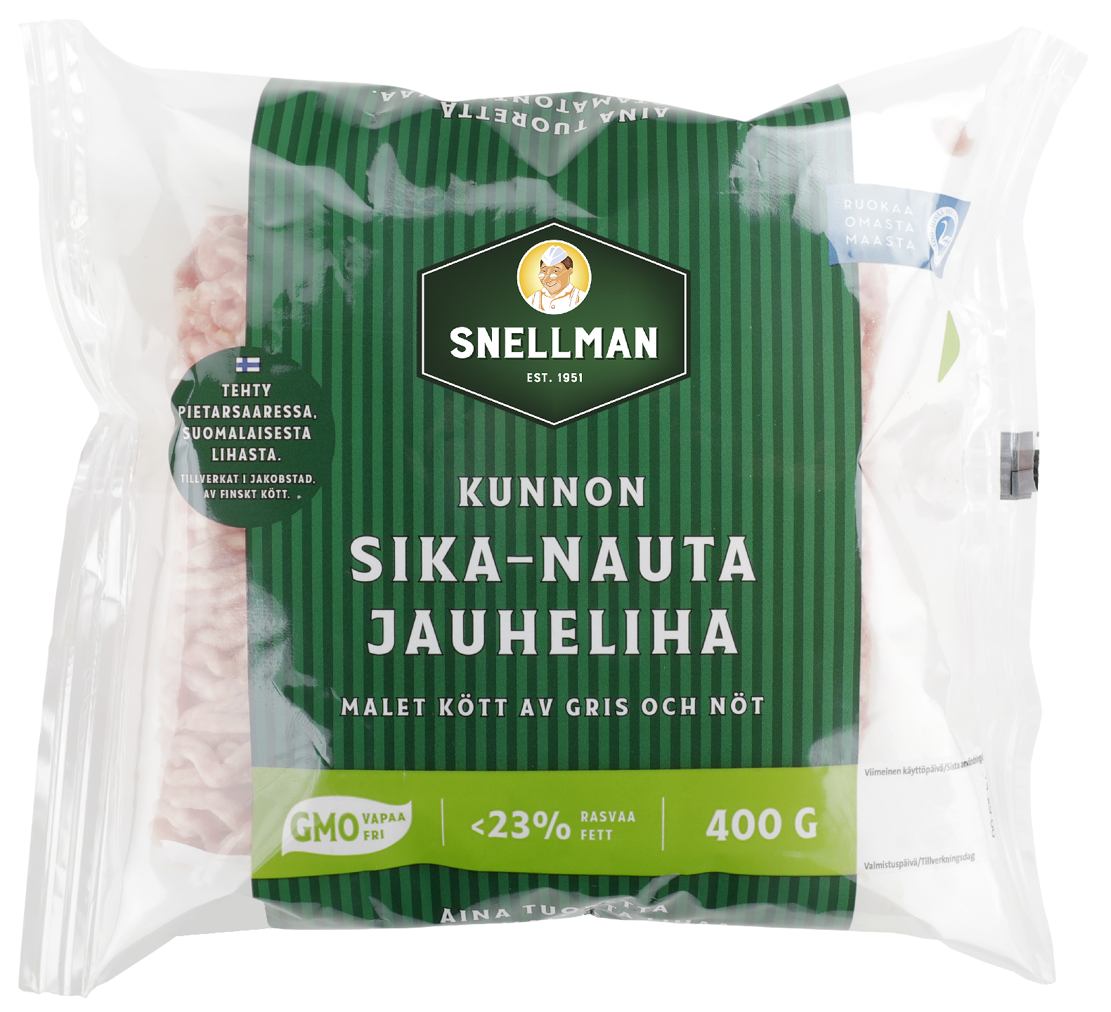 Snellman 400g Kunnon sika-nauta jauheliha