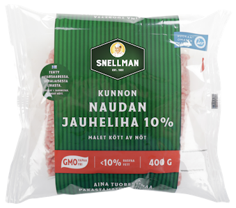 Snellman Kunnon naudan jauheliha 10 % 400 g