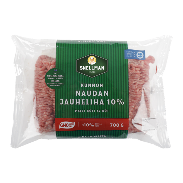 Snellman Kunnon naudan jauheliha 10% 700g | K-Ruoka Verkkokauppa